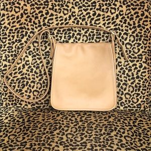 Vintage Coach 9114 Legacy square tan flap bag